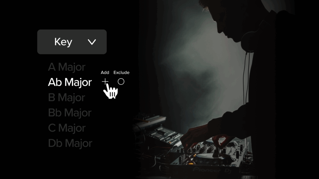 Search By Keys, Moods, &amp; Instruments